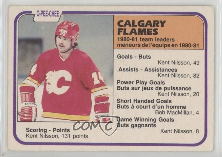 1981-82 O-Pee-Chee Kent Nilsson #53 0d7y