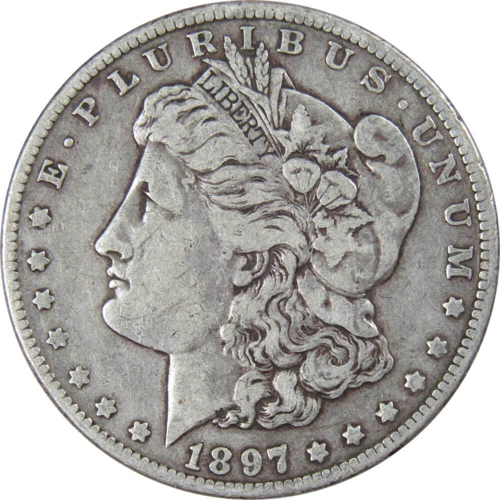 1897 O Morgan Silver Dollar F Fine $1 Coin Collectible