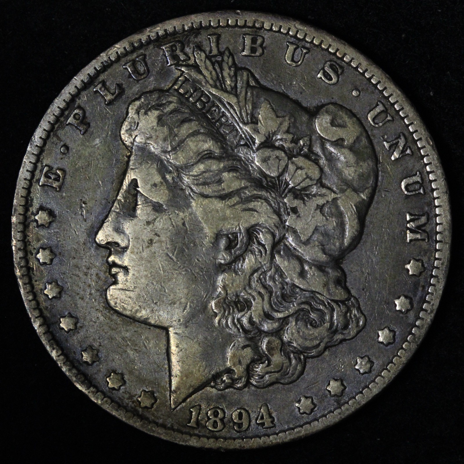 1894-O Morgan Silver Dollar XF E354 ASHM