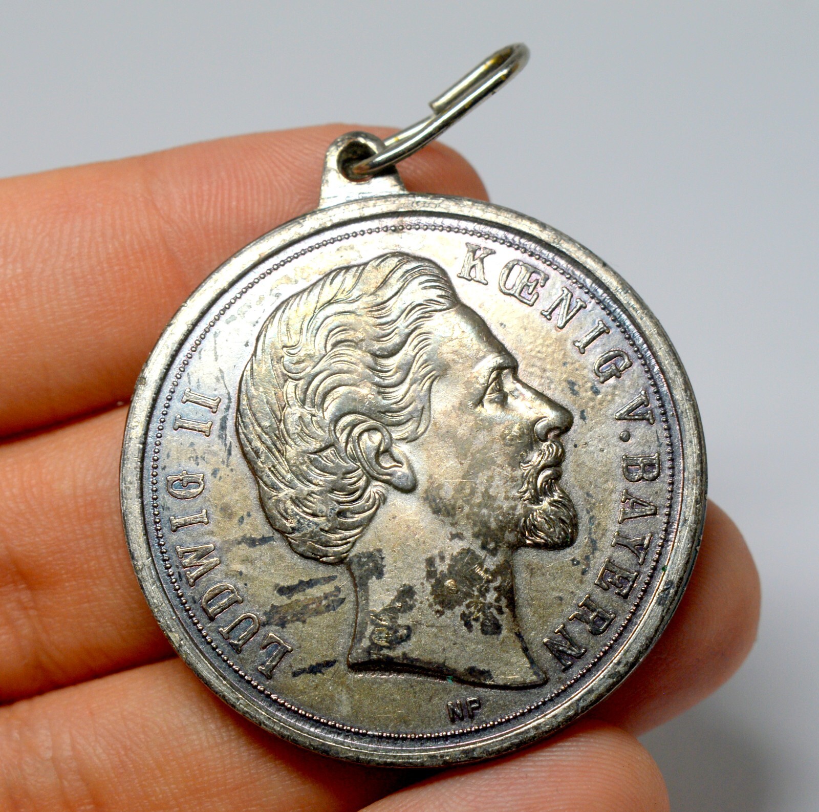 GERMANY LUDWIG II KONID BAYERN 1845-1886 MEDAL