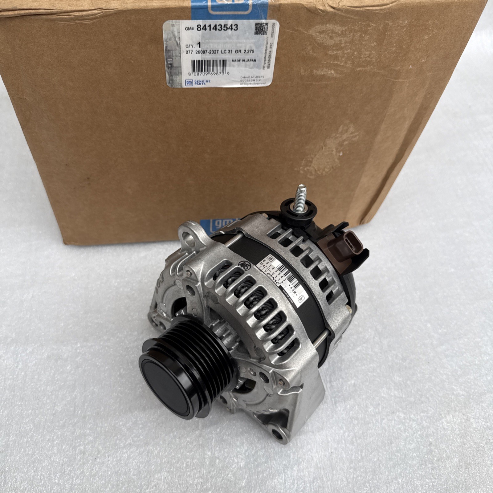GM Genuine Parts 84143543 Alternator OEM New