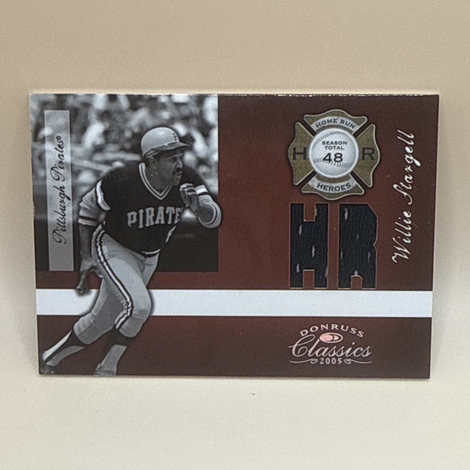 2005 Donruss Classics - Home Run Heroes Willie Stargell #HR-8 Bats /48 (MEM)