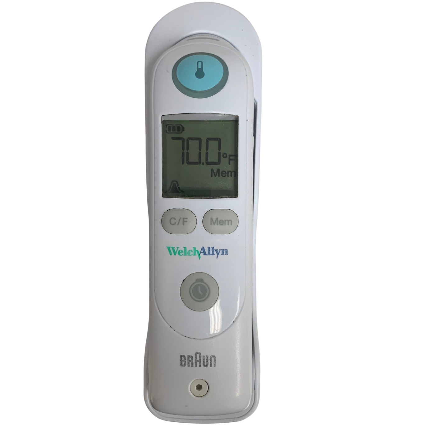 Welch Allyn Braun Thermoscan PRO 6000 Ref 901054 Thermometer W/ Base, NO BATTERY
