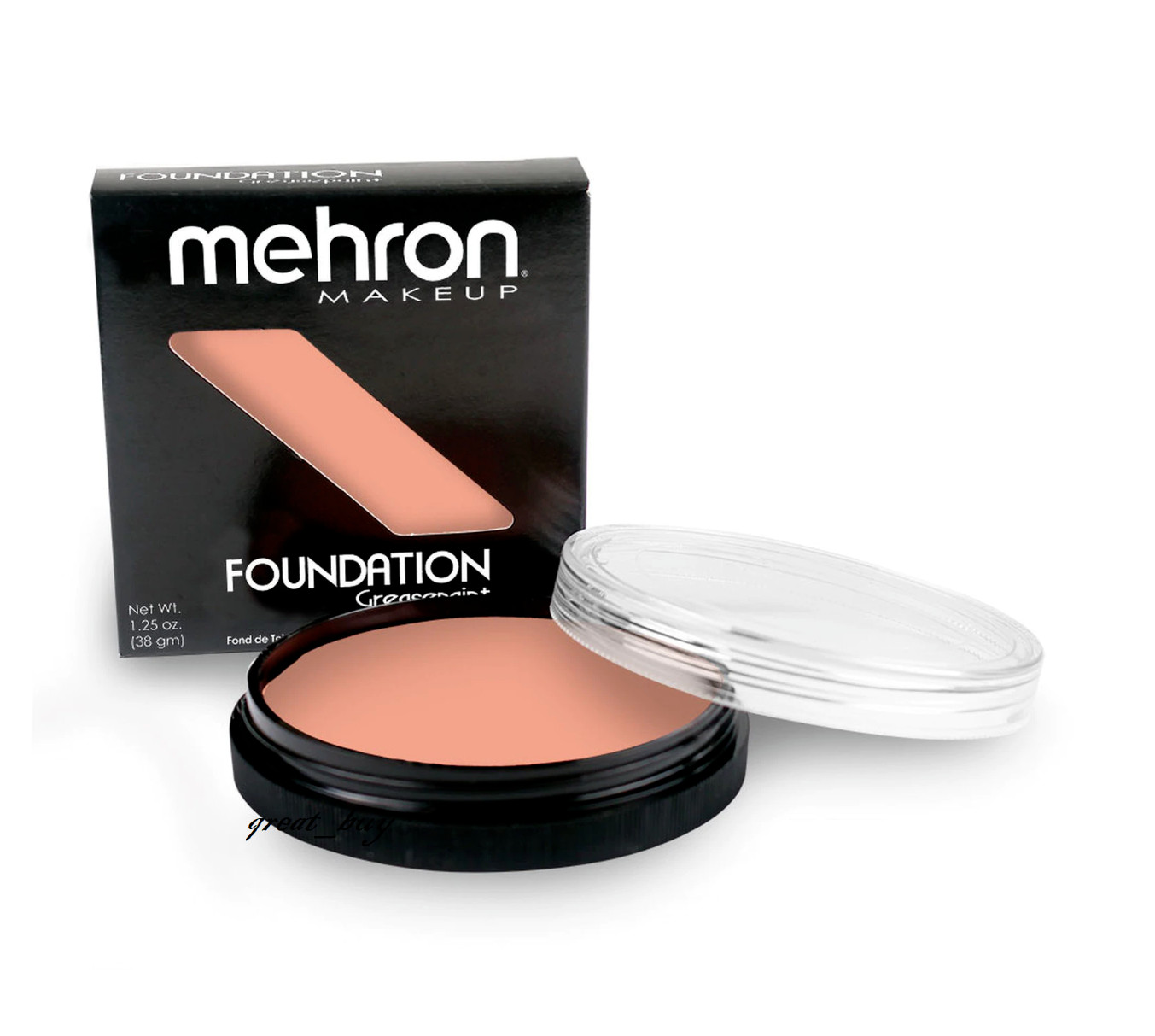 MEHRON MAKEUP FOUNDATION_GREASE PAINT_FACE/BODY PAINT_COSTUME/STAGE/TV (1.25 OZ)