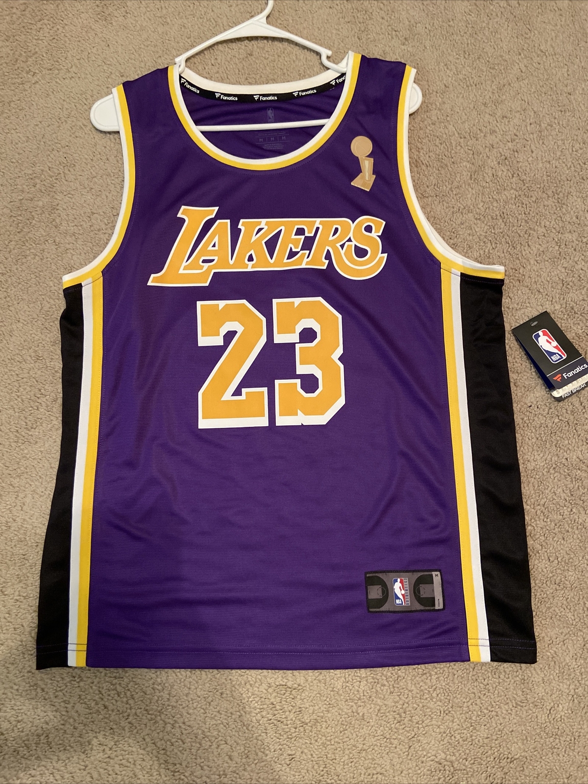 Lebron James Fanatics Branded LA Lakers Purple 2020 NBA Finals Champion Jersey Lebron James Fanatics Branded LA Lakers Purple 2020 NBA Finals Champion Jersey