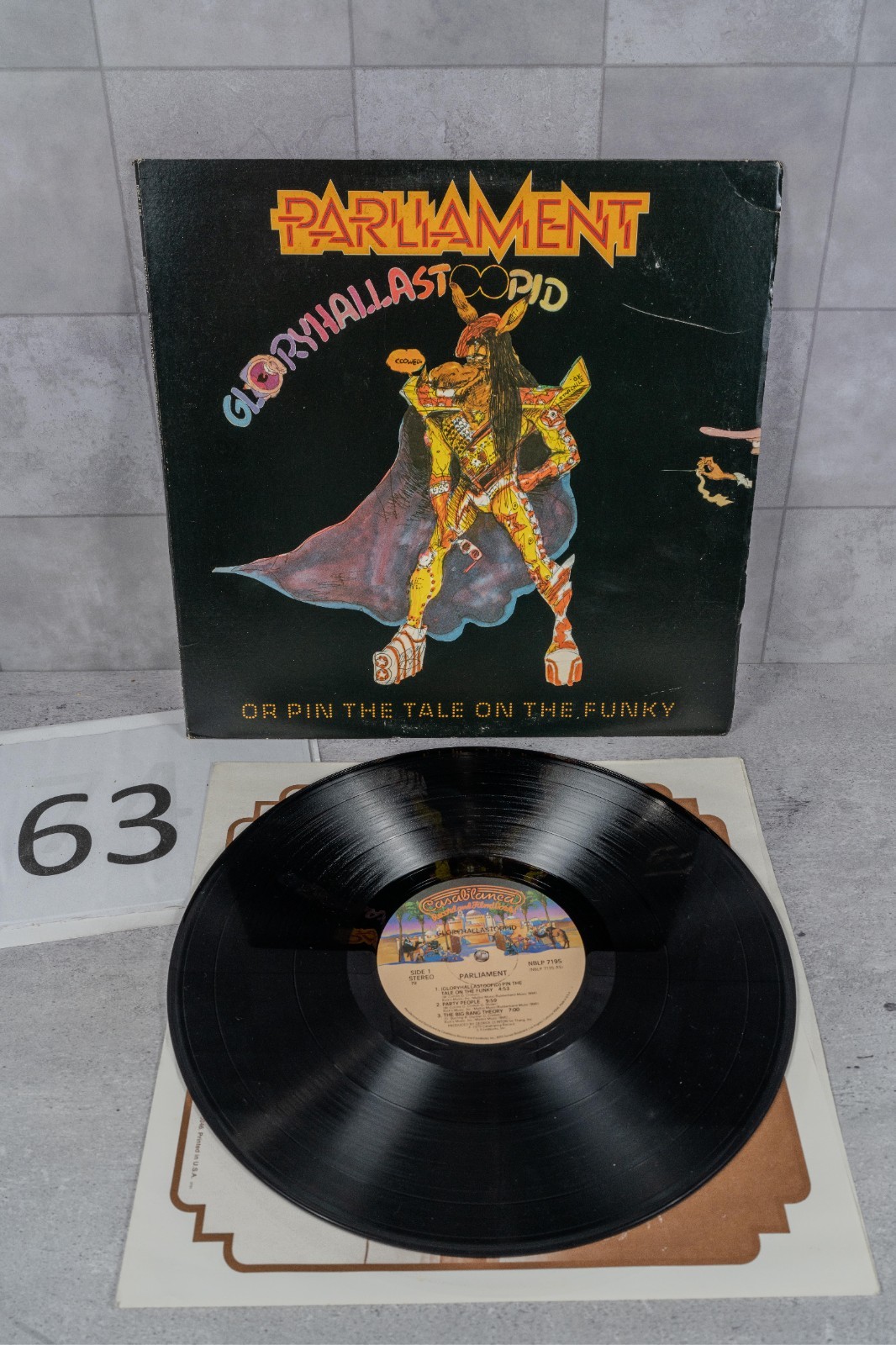 Parliament Gloryhallastoopid LP 1979 Casablanca NBLP 7195 P-Funk Soul Original