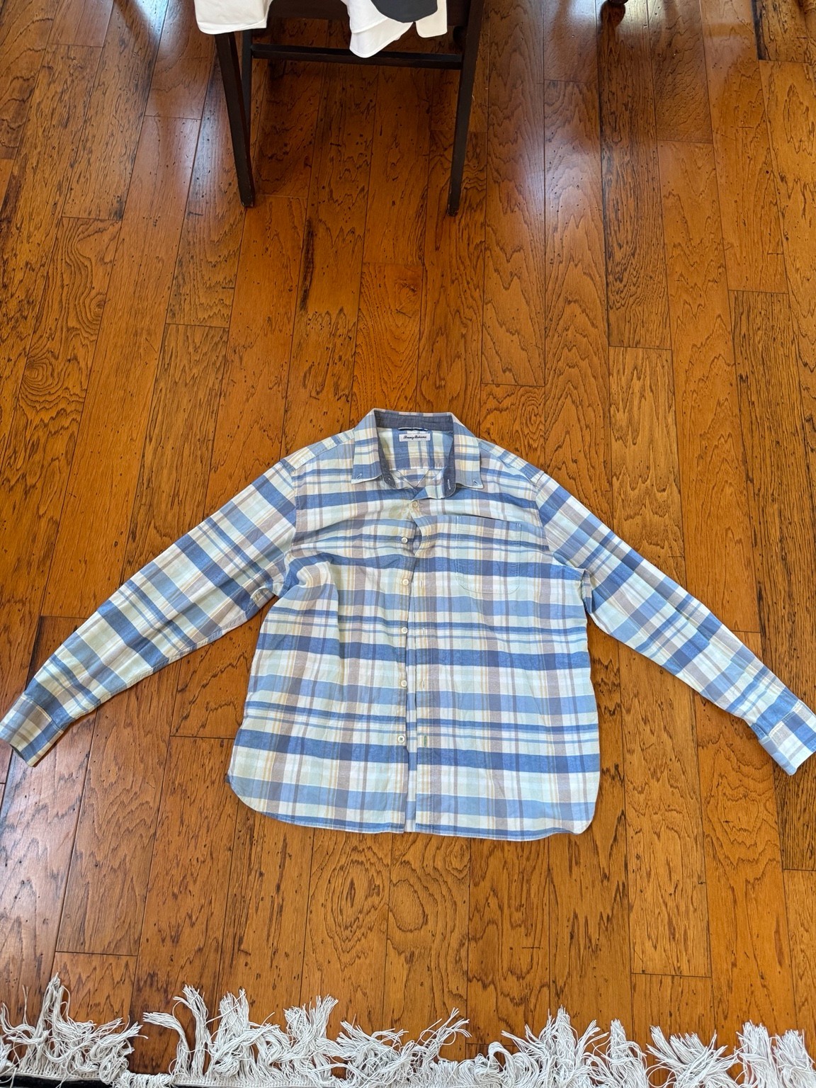 Tommy Bahama Mens Multicolor Plaid Long Sleeve Button Shirt Tommy Bahama Mens Multicolor Plaid Long Sleeve Button Shirt