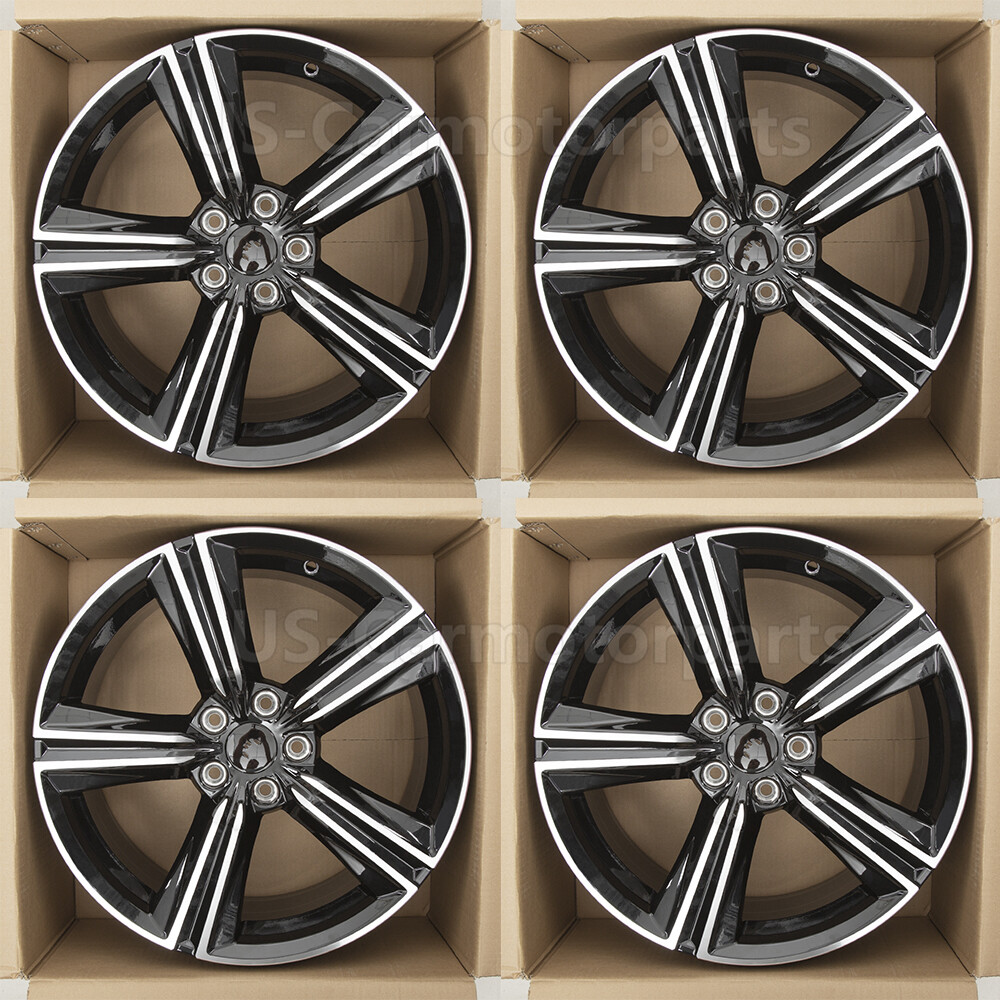 Set of 4 New 19 in Machined Black Wheel Rim For Honda Accord 2023 2024 Wheel Rim