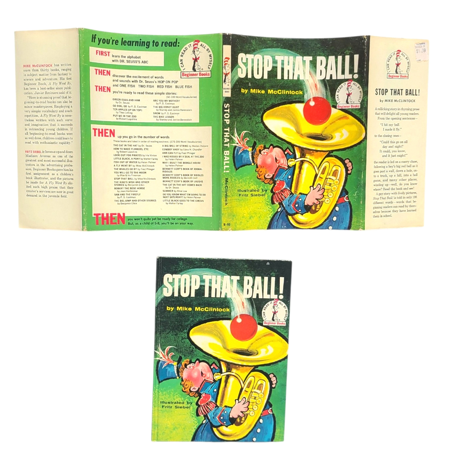 Stop That Ball by Mike McClintock 1959 1st Edition 2nd edition w/ DJ I Can Read