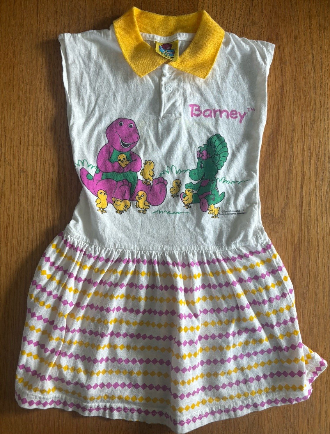 VTG Barney And Friends Dress By Lyons Group 5T Retro Classic RARE VTG Barney And Friends Dress By Lyons Group 5T Retro Classic RARE