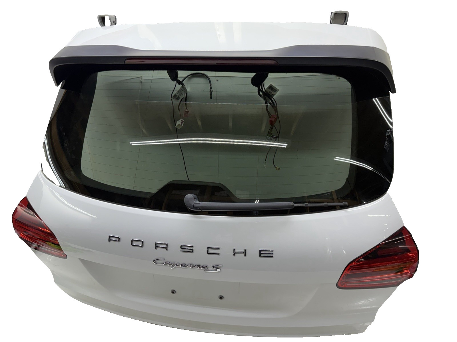 2015-2018 Porsche Cayenne 958.2 OEM Rear Trunk Lid Liftgate Assembly Pure White