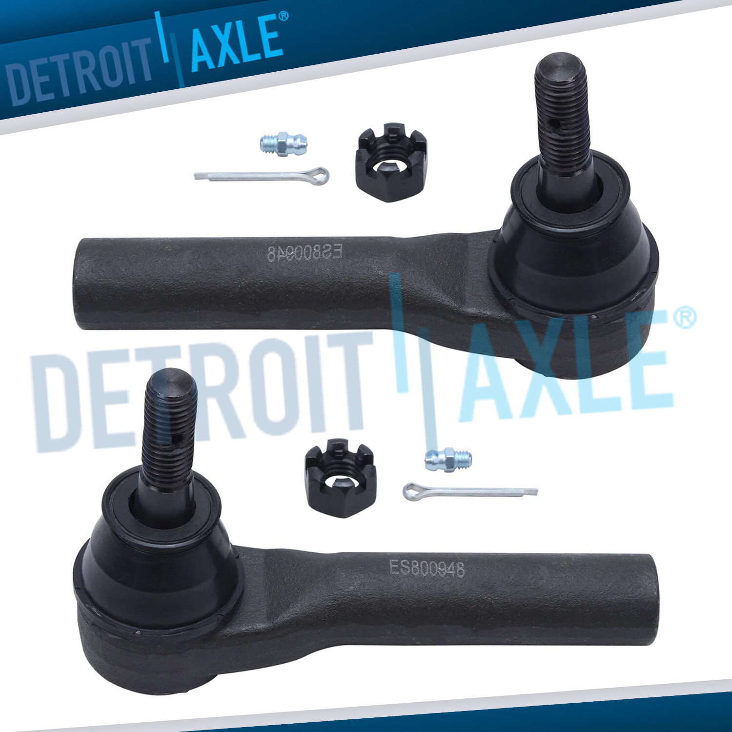 Front Outer Tie Rods for Chevy Tahoe Suburban Silverado GMC Sierra 1500 Yukon XL