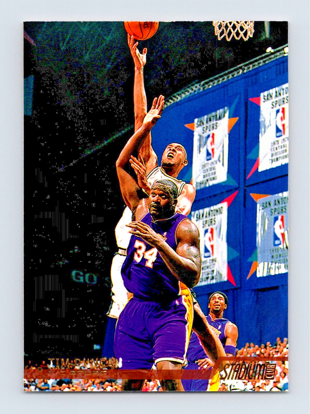 Tim Duncan 2002-03 Topps Stadium Club #10 Shaq Kobe HOF NM or Better