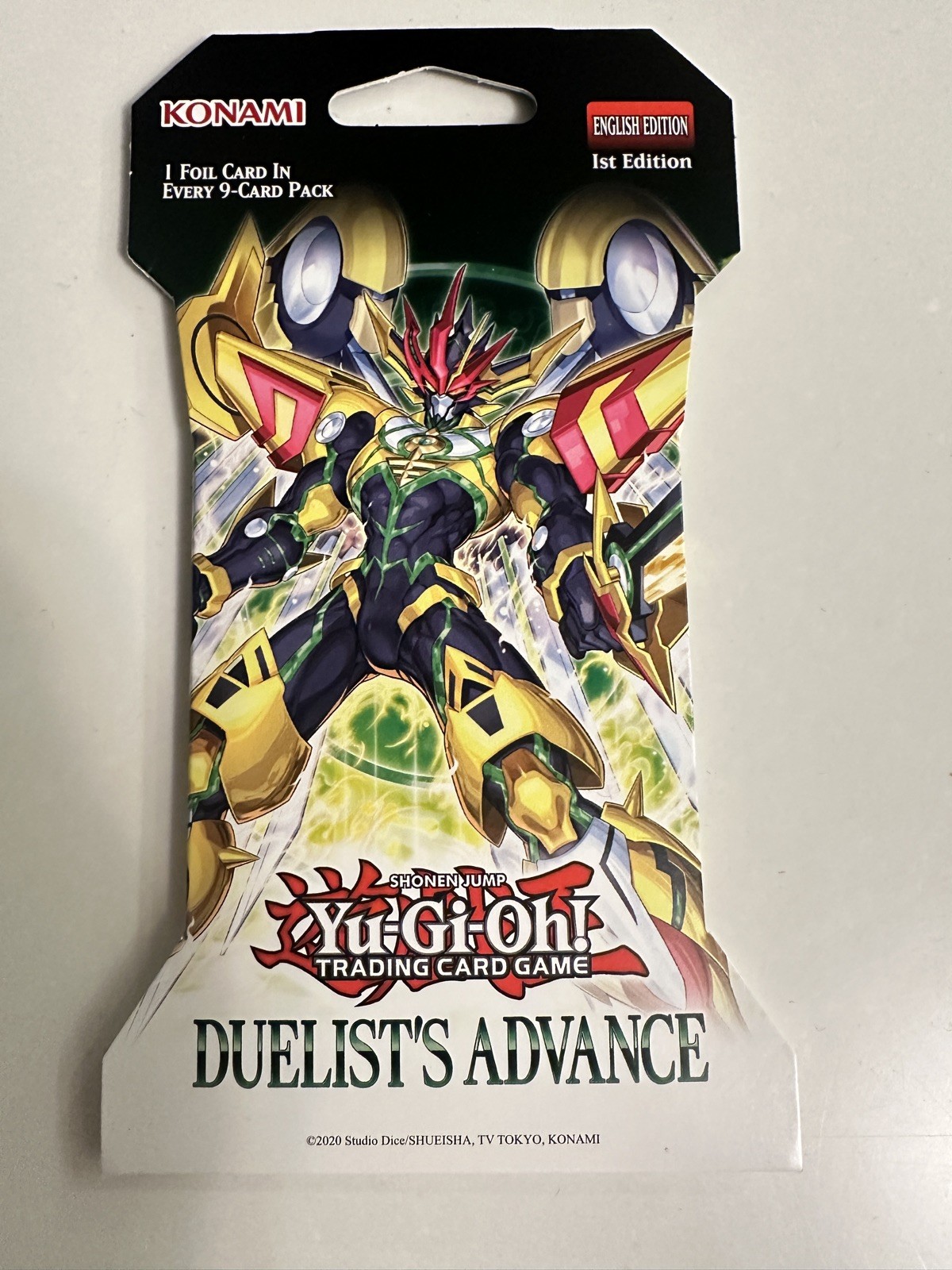 (10) PACK - Yu-Gi-Oh Duelist\'s Advance Sleeved 9 Card Pack (10) PACK - Yu-Gi-Oh Duelist\'s Advance Sleeved 9 Card Pack