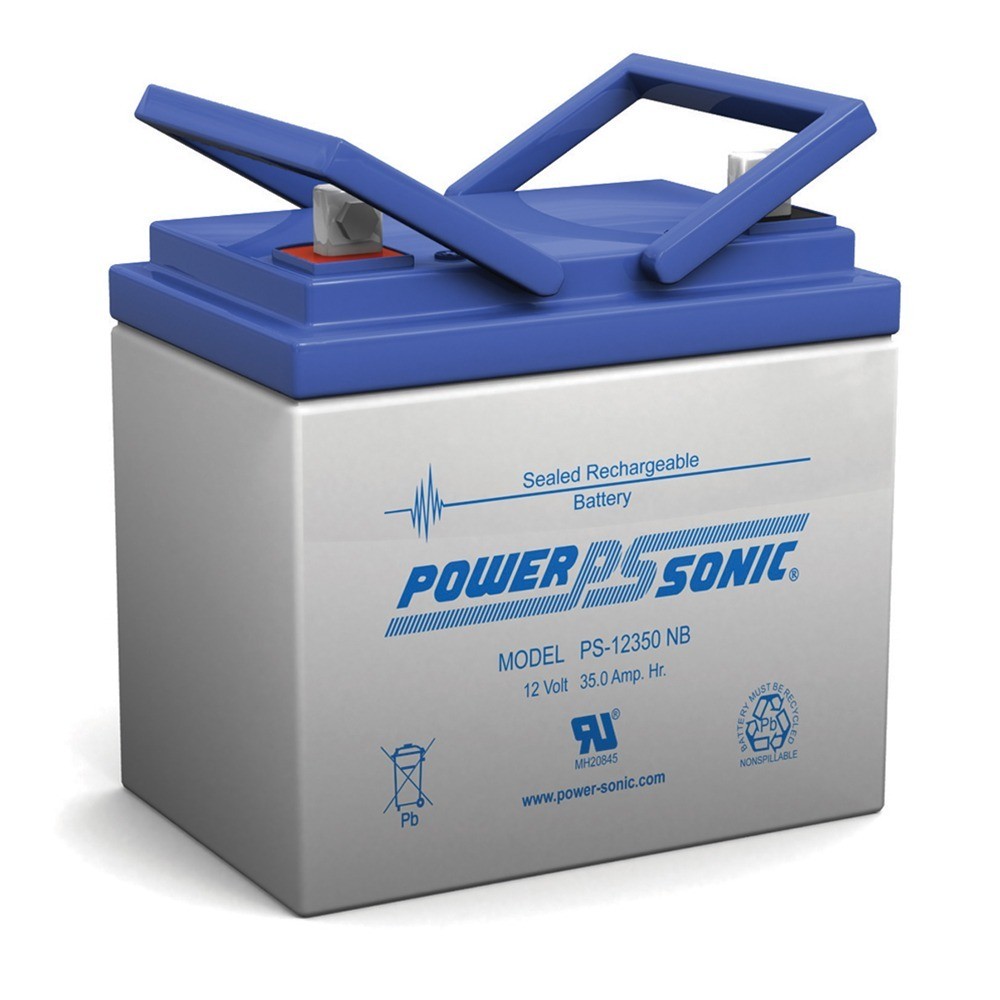 Power-Sonic PS-12350ALT11-Power Sonic PS-12350 12 Volt 35 AH Sealed Lead Acid Ba