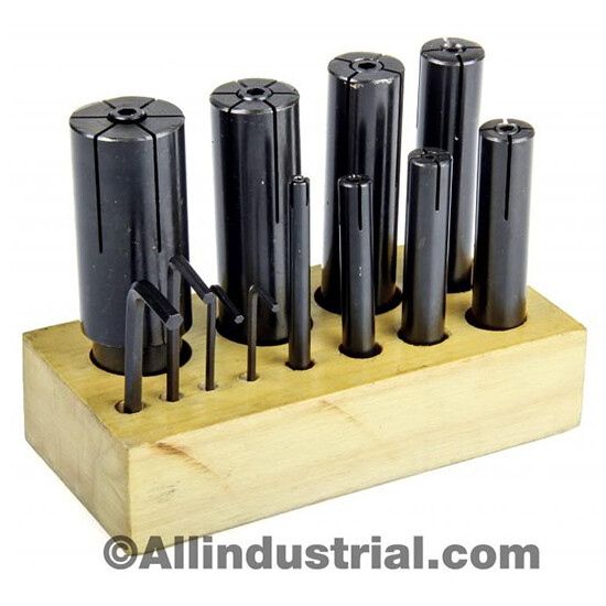 All Industrial 8 Pc, High Precision Expanding Arbor Set Mandrels 1/4\