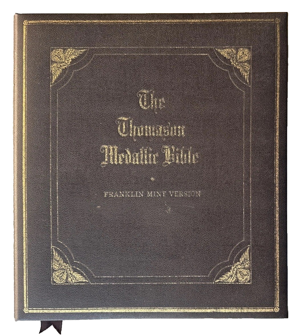 The Thomason Medallic Bible Bronze Medallion Franklin Mint - 60 Coin Set The Thomason Medallic Bible Bronze Medallion Franklin Mint - 60 Coin Set