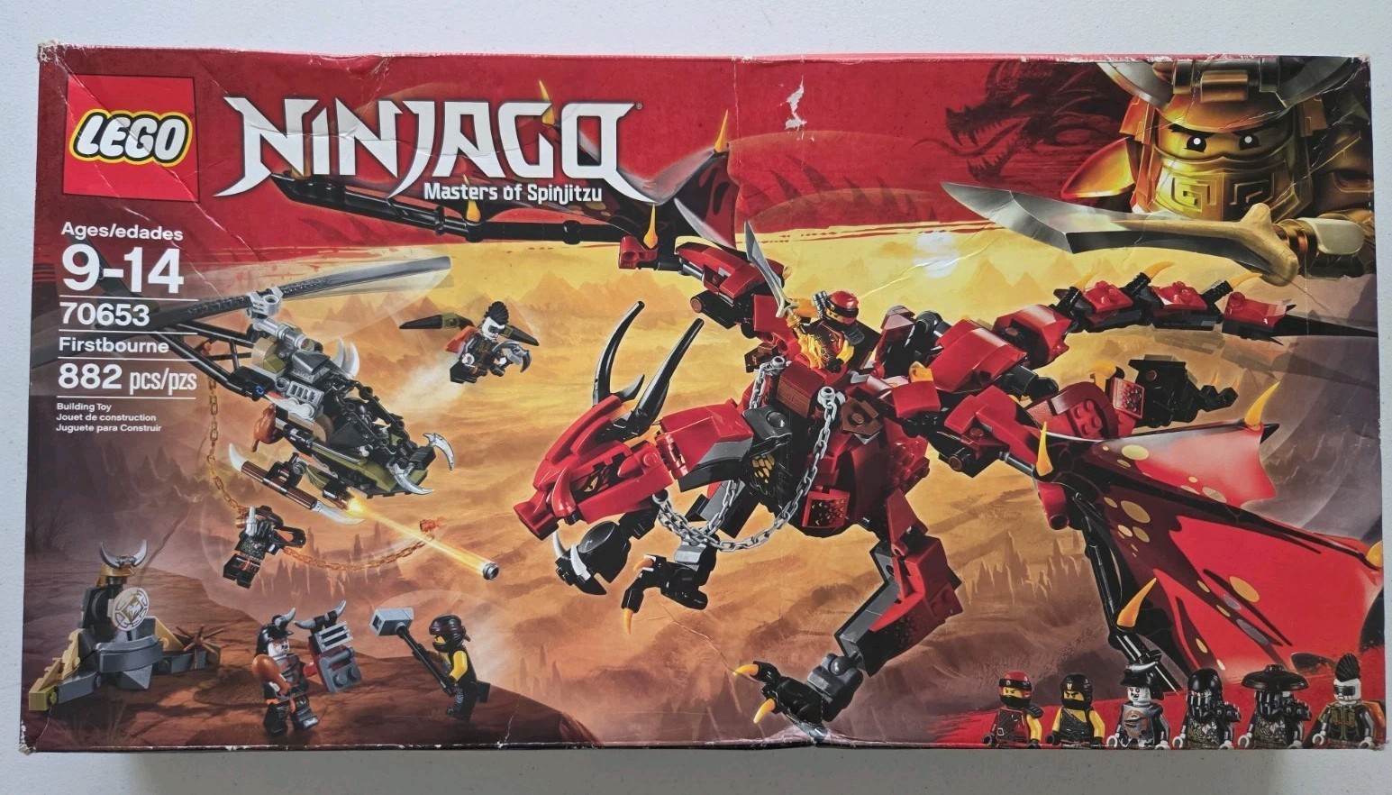 SEALED LEGO Ninjago Firstbourne (70653) Damage To Box See Photos