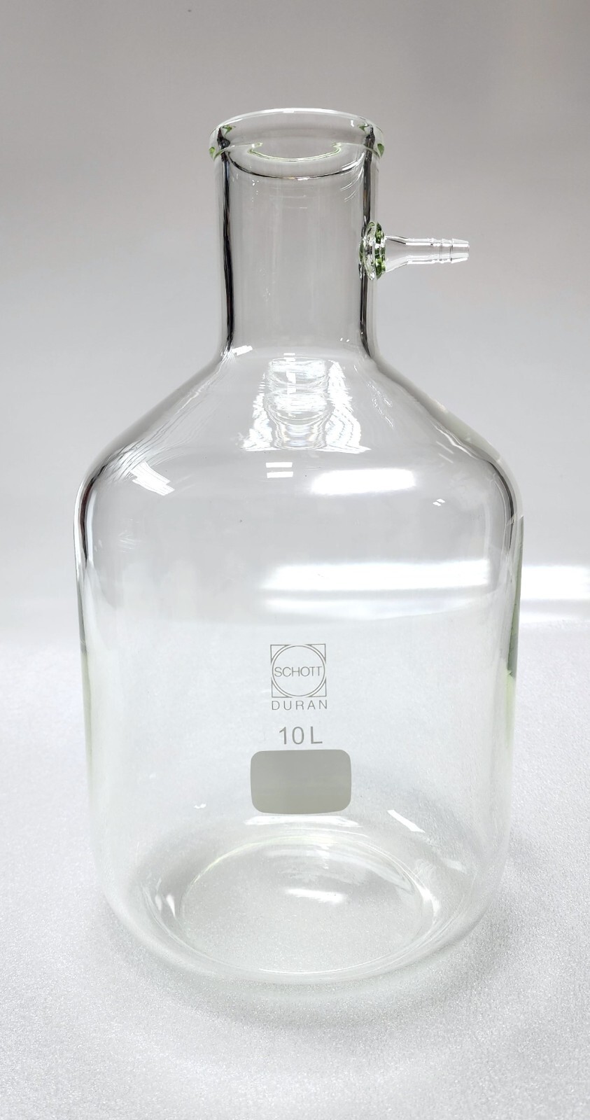 DURAN 10 L ,  Filtering Flask w/ 11 mm Hose Connection, Bottle shape, Heavy Wall