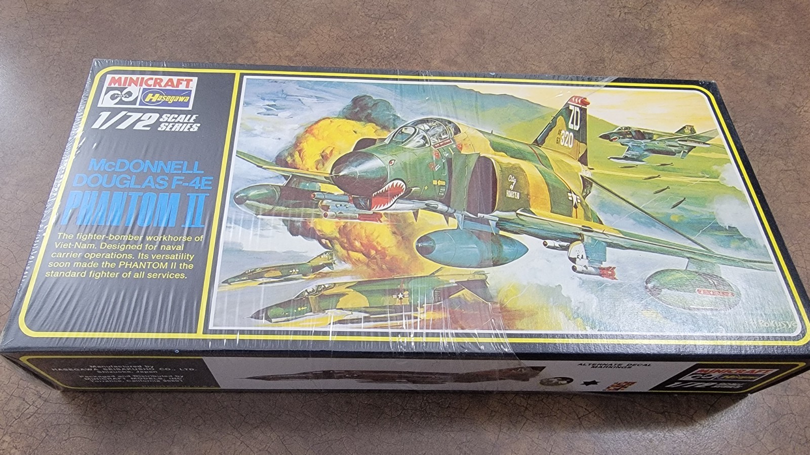 Minicraft Hasegawa 1:72 McDonnell Douglas F-4E Phantom II Fighter 085 NIB SEALED