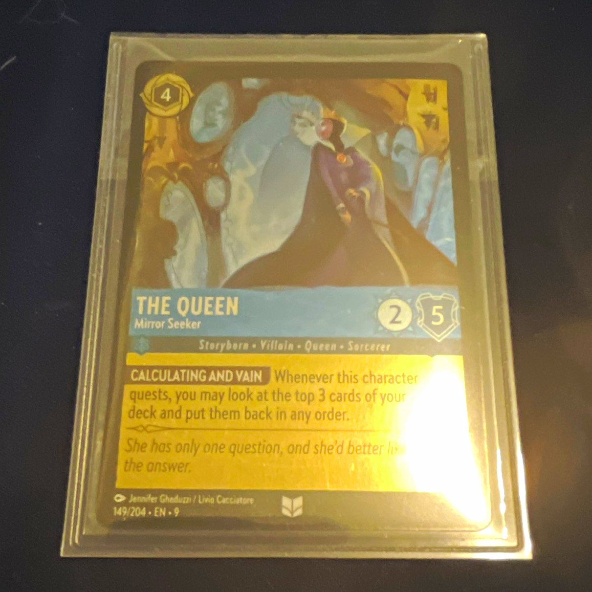 Ravensburger Disney Lorcana First Chapter The Queen Mirror Seeker 149/204 Foil