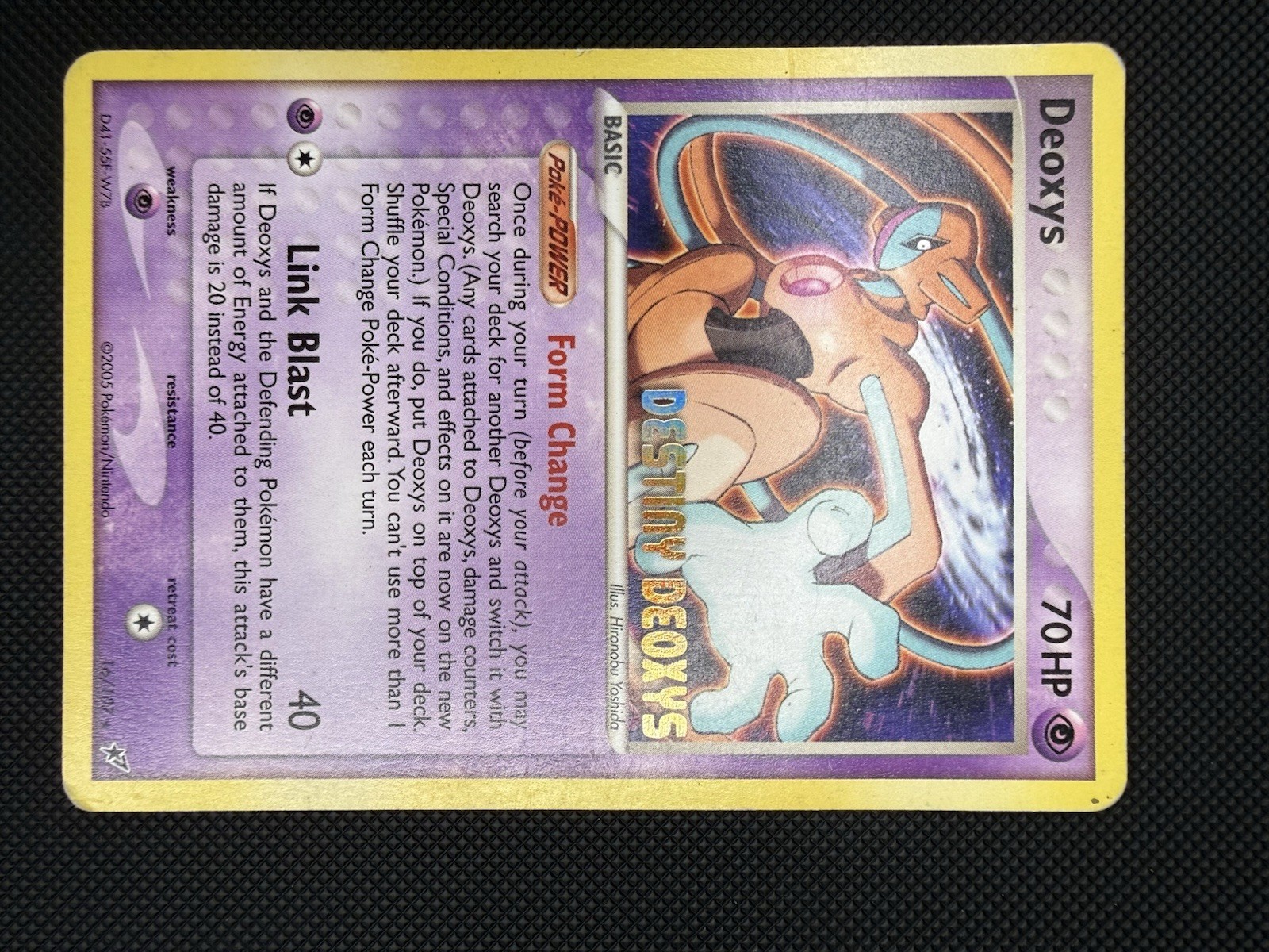 Pokemon TCG Deoxys Movie Promo Card 16/107 Stamped Destiny MP Condition