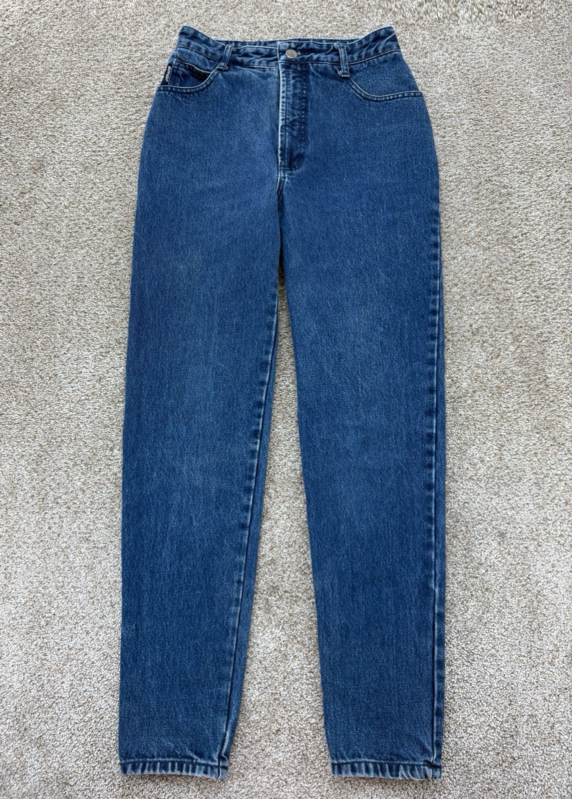 Vintage 90s Bongo by Gene Montesano High Waisted Mom Jeans Size 5 Blue USA Made