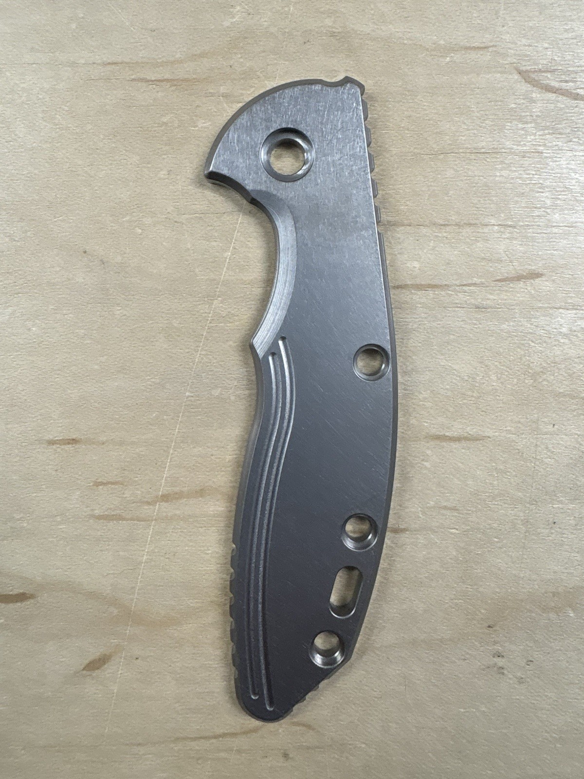 Hinderer XM-18 3.5” MetonBoss Titanium Standard Handle Scale