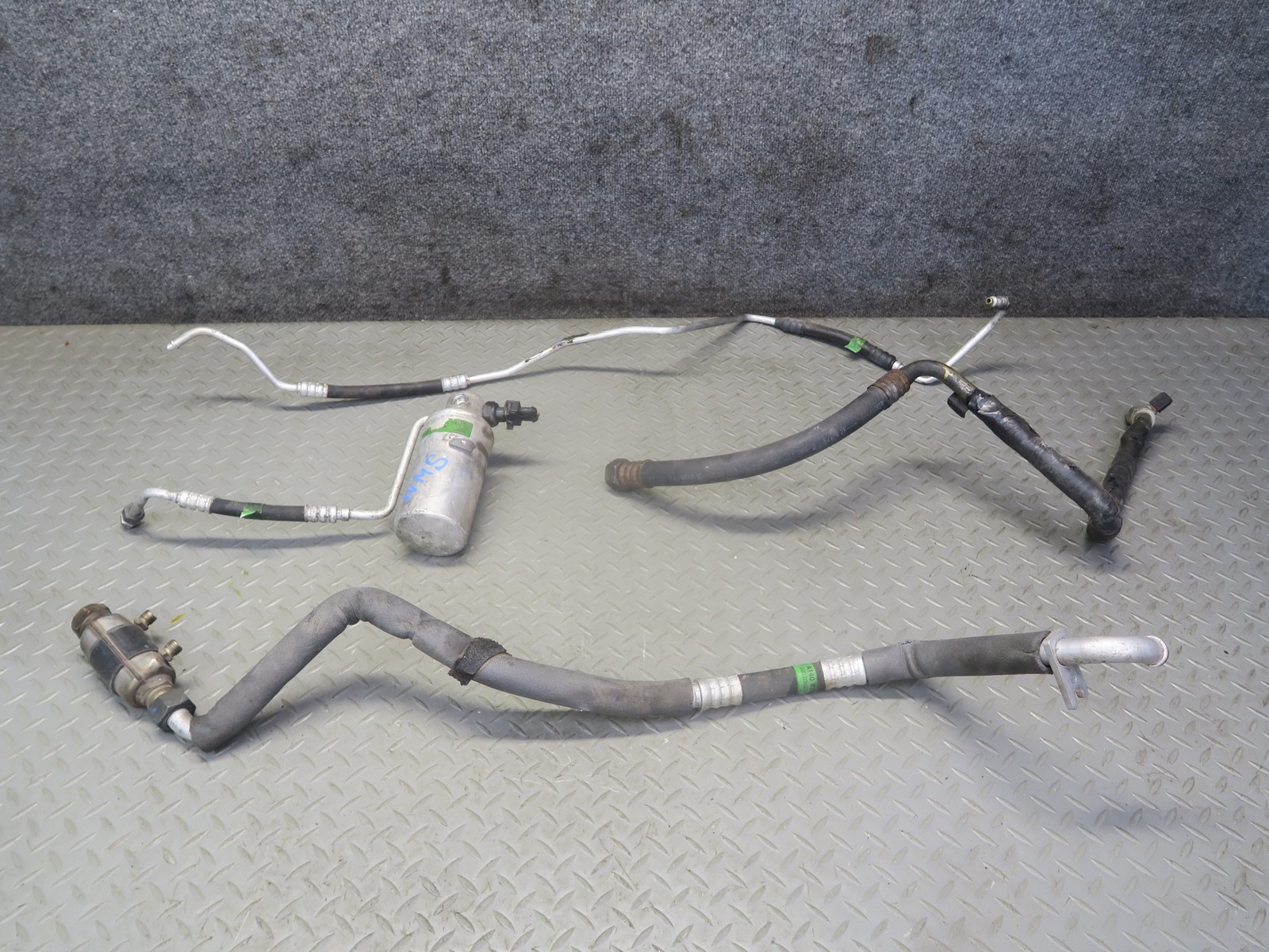 94-99 MERCEDES W140 S500 A/C AIR CONDITION HOSE PIPE LINE DRYER SET OEM