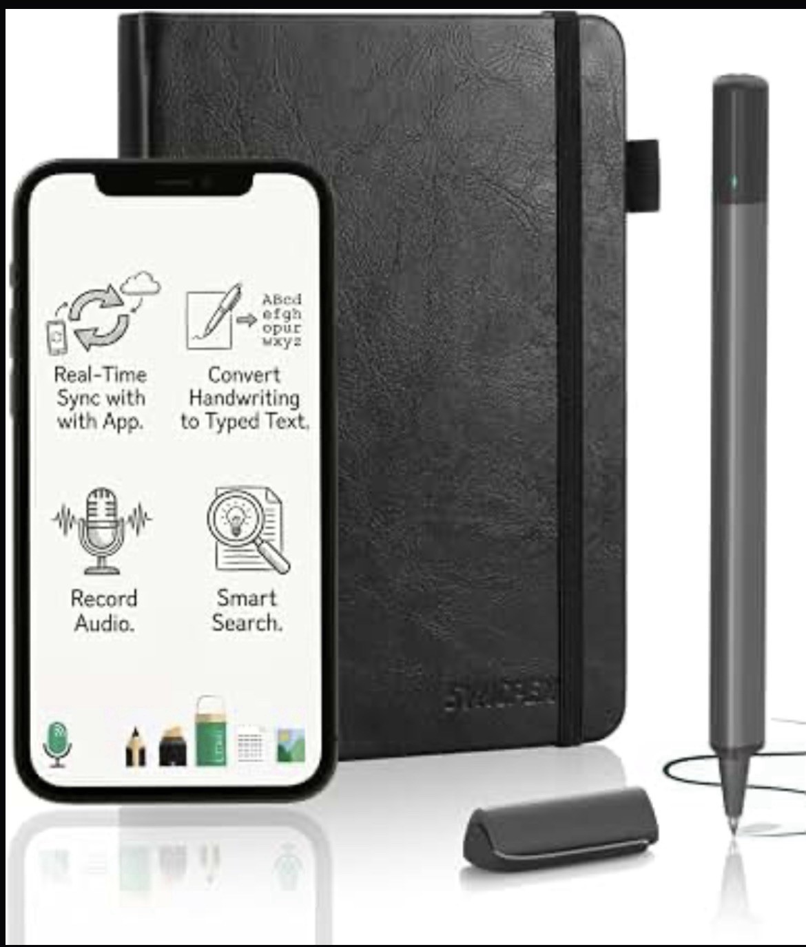 Moleskine Smart Writing Set Digital Notebook & Smart Pen Paper Tablet Complete⁠
