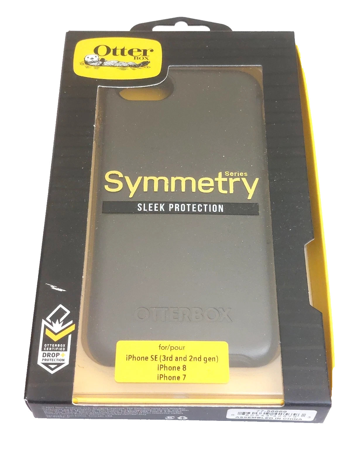 Otterbox Symmetry Case for iPhone SE (2nd/3rd gen) and iPhone 8/7 - Black NEW