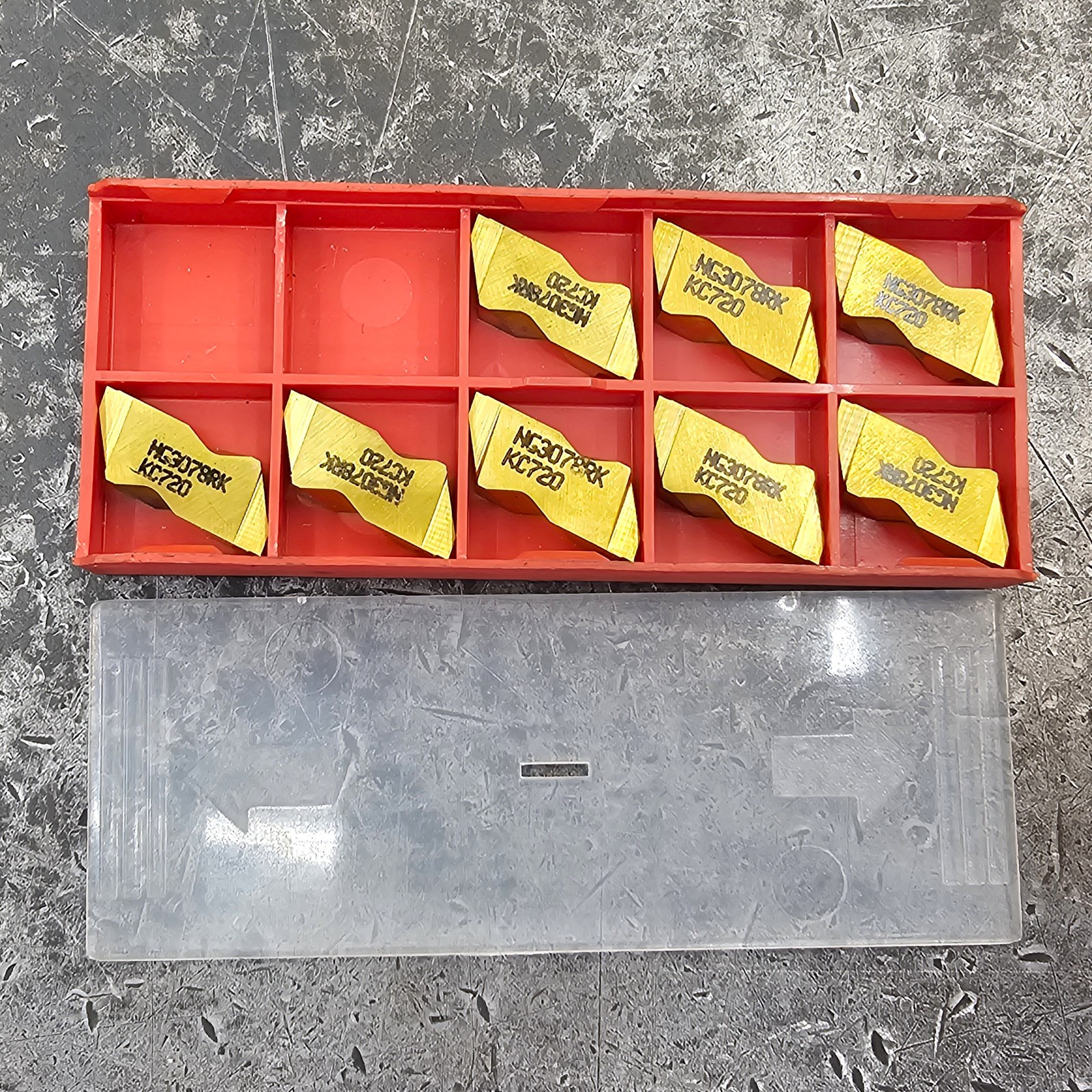 Qty 8 Kennametal NG 3078 R NG3078R 1114162 KC720 Grade Carbide Grooving Inserts