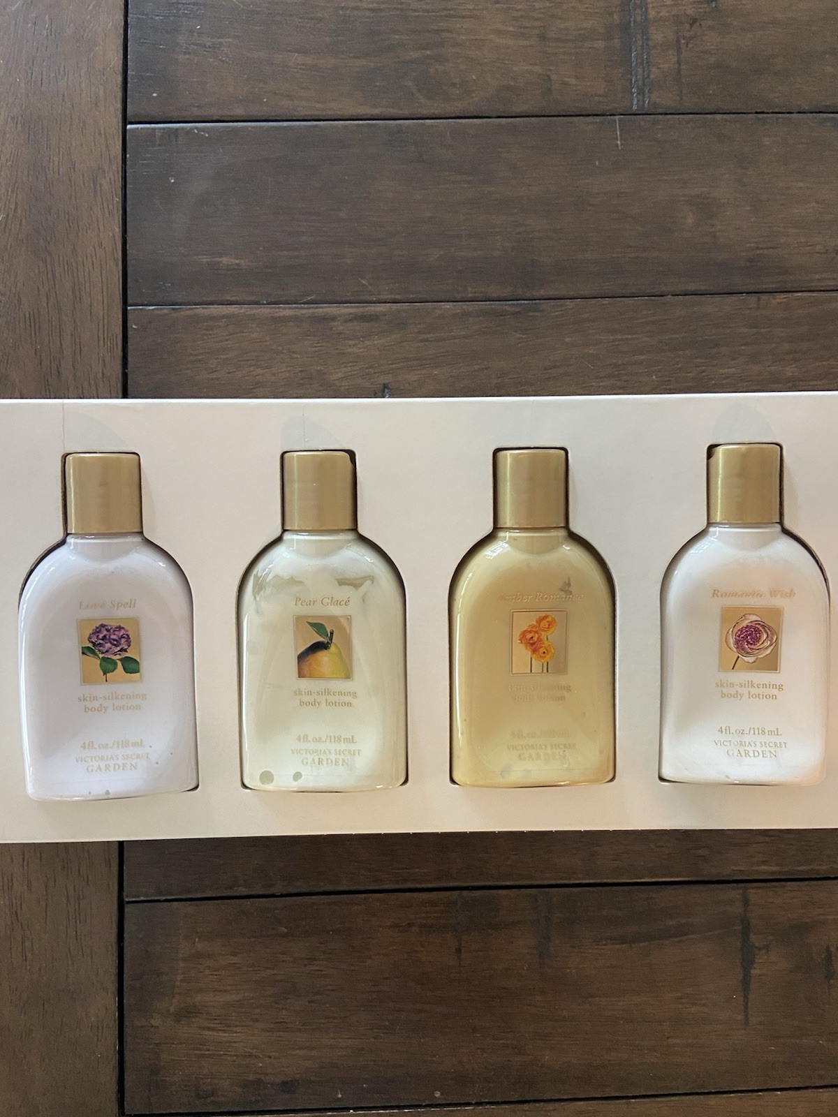 Victorias Secret Garden Body Lotion Set HTF VTG 4 Oz NEW Victorias Secret Garden Body Lotion Set HTF VTG 4 Oz NEW