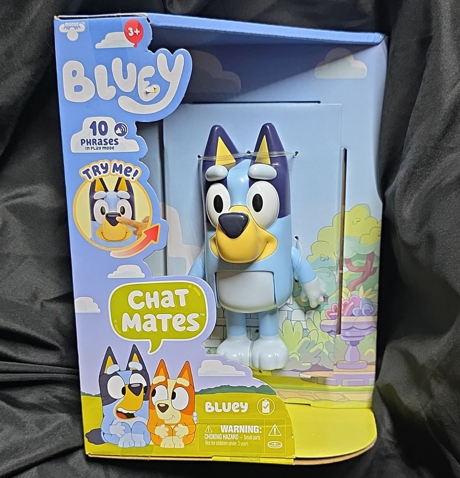 Bluey Chat Mates Interactive Talking Figure 10 Phrases 3-7 Bluey Chat Mates Interactive Talking Figure 10 Phrases 3-7