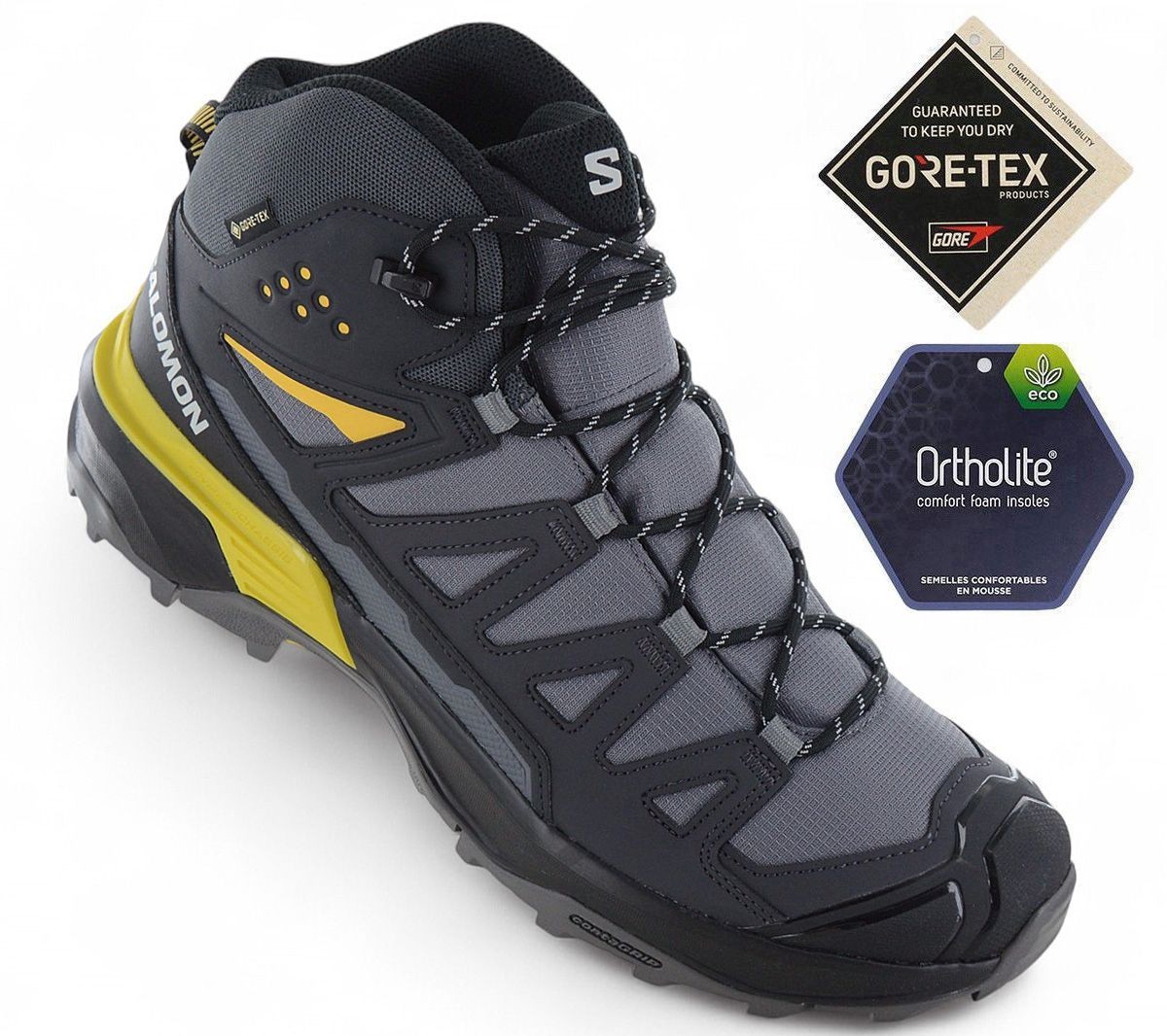 Salomon X ULTRA 360 Mid GTX 477426 [EU 42 UK 8 US 8.5] Shoes Sneakers NEW