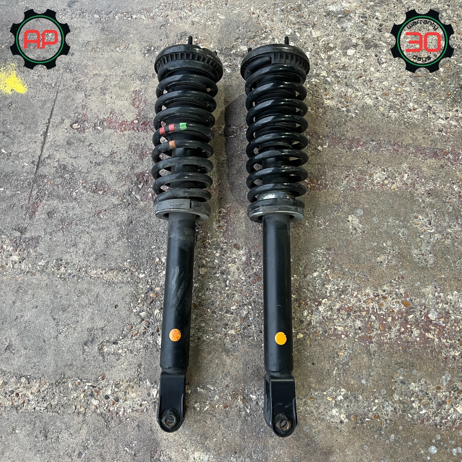 09-12 JAGUAR XF RWD FRONT LEFT & RIGHT SHOCK STRUT PAIR SET OEM 09-12 JAGUAR XF RWD FRONT LEFT & RIGHT SHOCK STRUT PAIR SET OEM