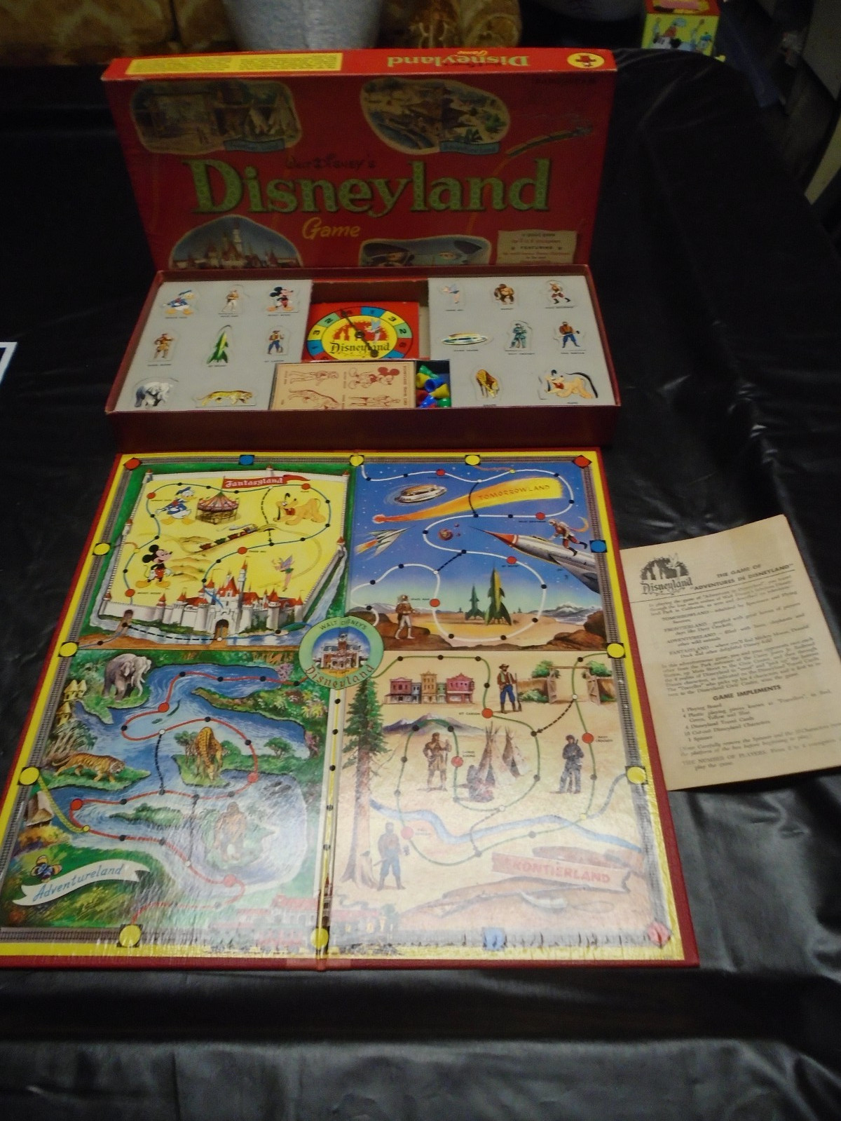 VINTAGE 1954 TRANSOGRAM DISNEYLAND BOARD GAME#3847 COMPLETE VINTAGE 1954 TRANSOGRAM DISNEYLAND BOARD GAME#3847 COMPLETE