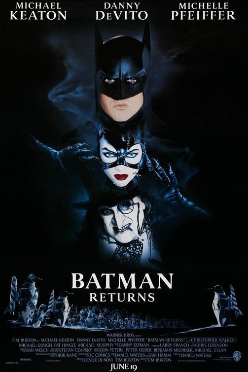Batman Returns 1992 Original Movie Art Poster