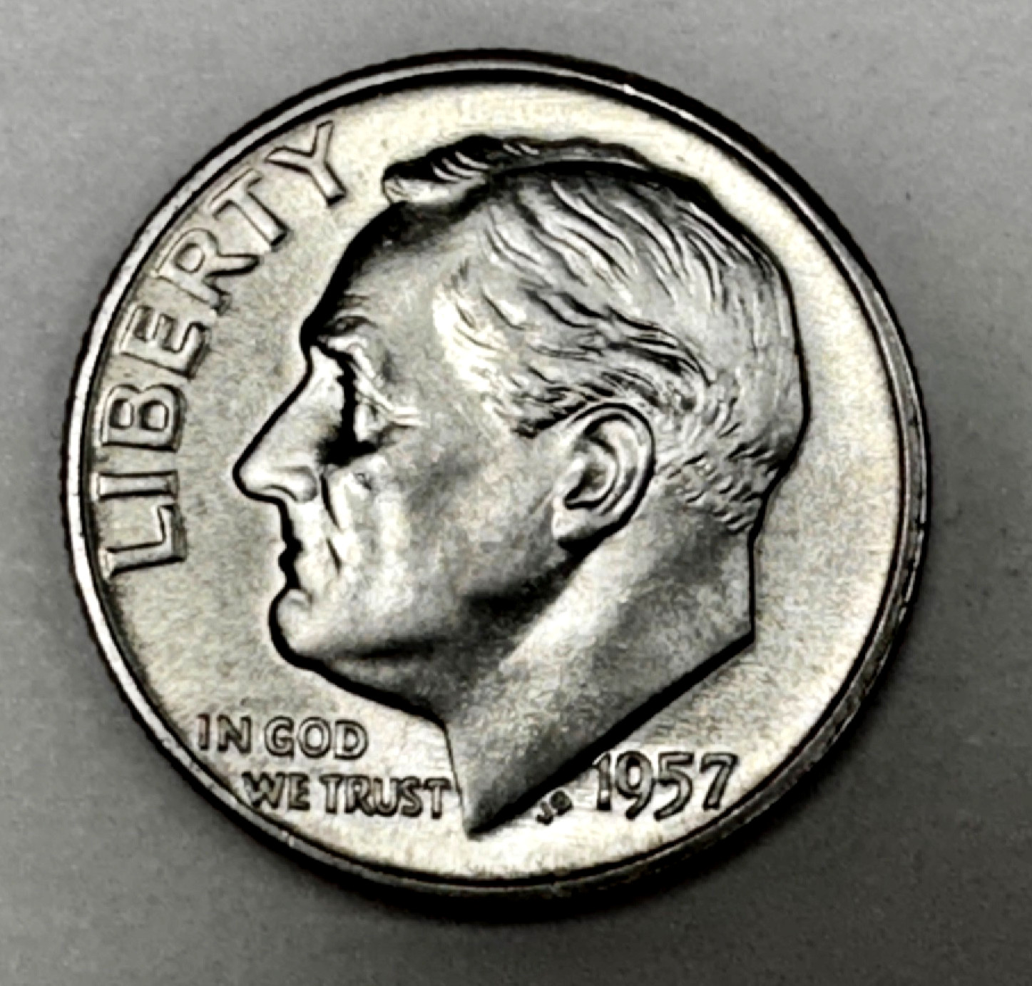 1957 Silver Roosevelt Dime Choice/Gem Uncirculated from original roll