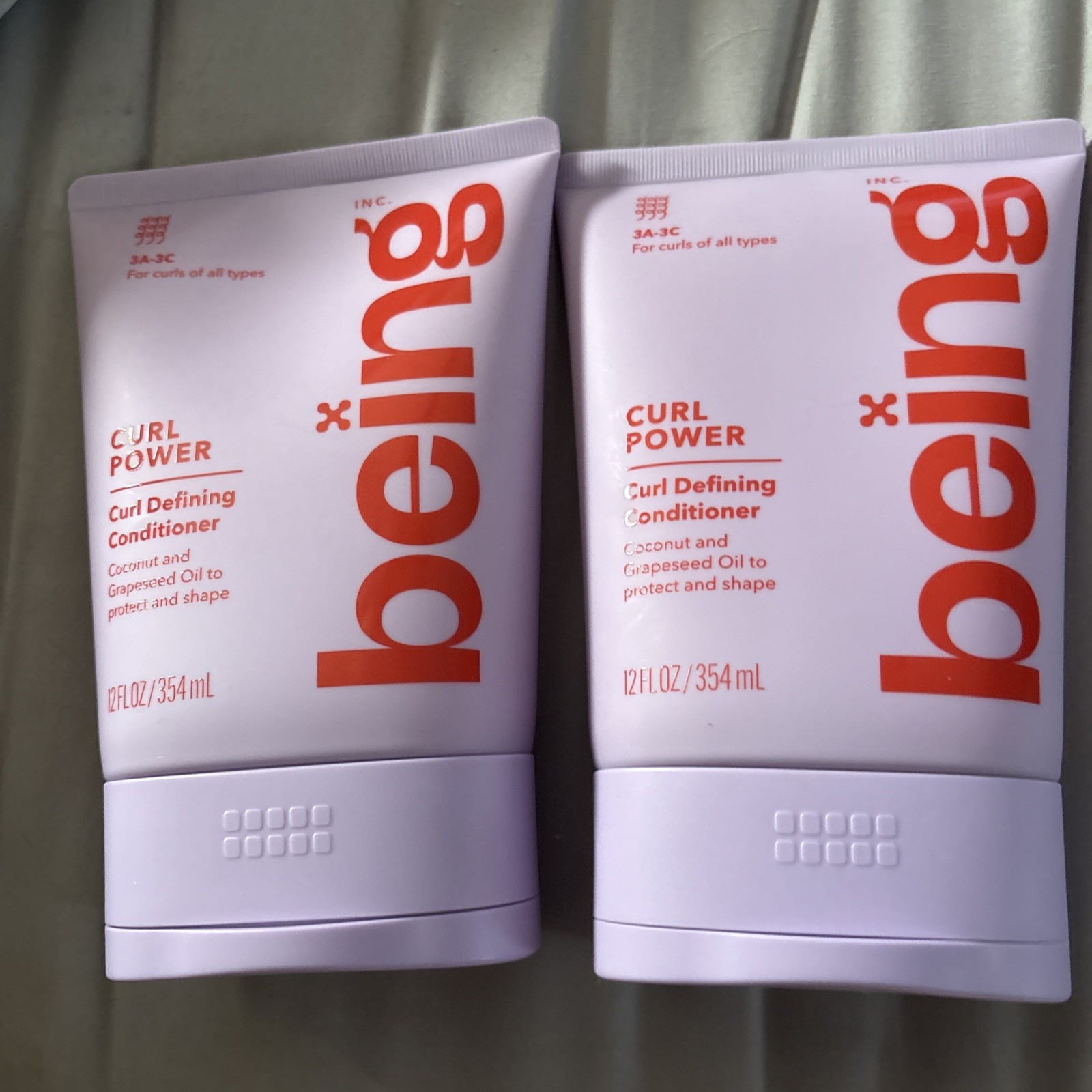 2 X Being Dream Curl Power Enhancing Cream Hydrates Defines