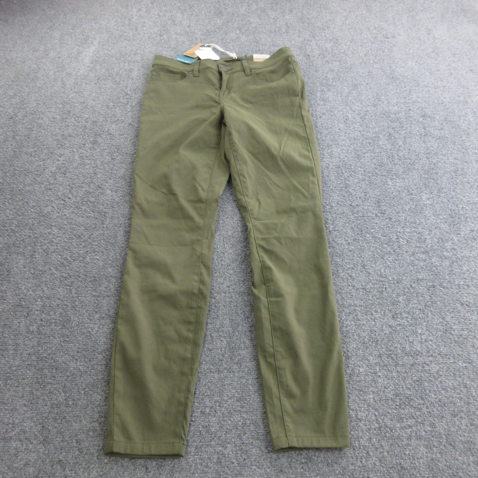PrAna Pants Womens 4 Cargo Green Briann Stretch Zion Slim Short 29 Inseam Travel