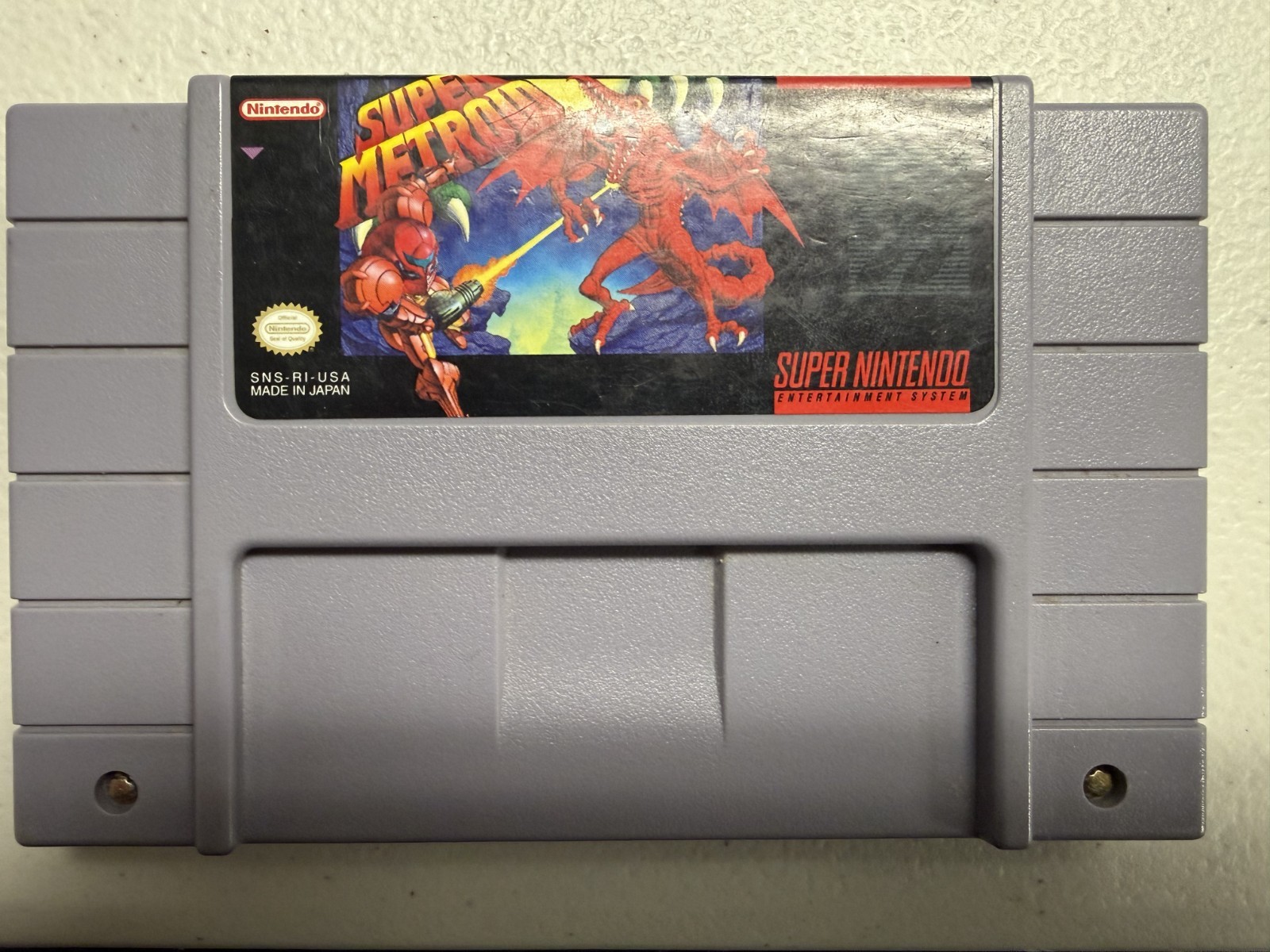 Super Metroid (Nintendo SNES, 1994) No Box or Manual. Super Metroid (Nintendo SNES, 1994) No Box or Manual.