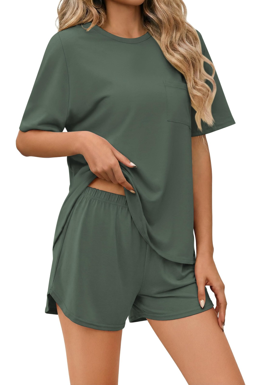 Ekouaer Women\'s Bamboo Viscose Pajama Set Ultra Soft Sleepwear Ekouaer Women\'s Bamboo Viscose Pajama Set Ultra Soft Sleepwear