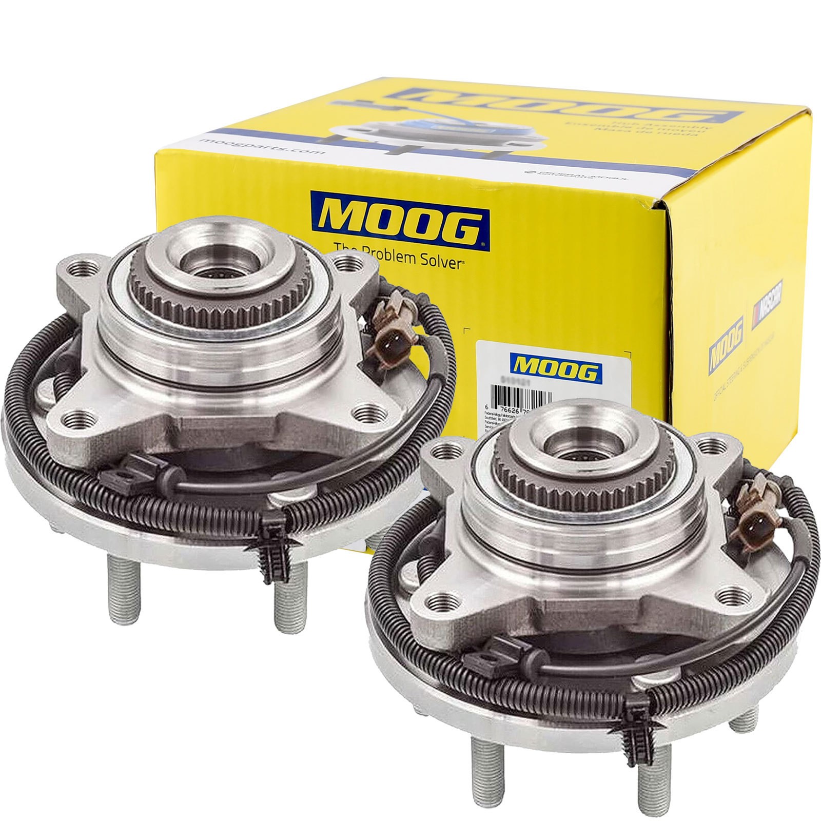 MOOG Front Wheel Hub Bearing Assembly For Ford F-150 2015-2017 4WD 6 Lugs