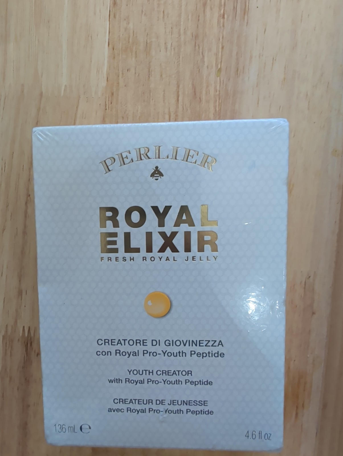 PERLIER Honey Royal Elixir Honey Youth Creator 4.6 oz JUMBO Sealed Box AUTHENTIC PERLIER Honey Royal Elixir Honey Youth Creator 4.6 oz JUMBO Sealed Box AUTHENTIC