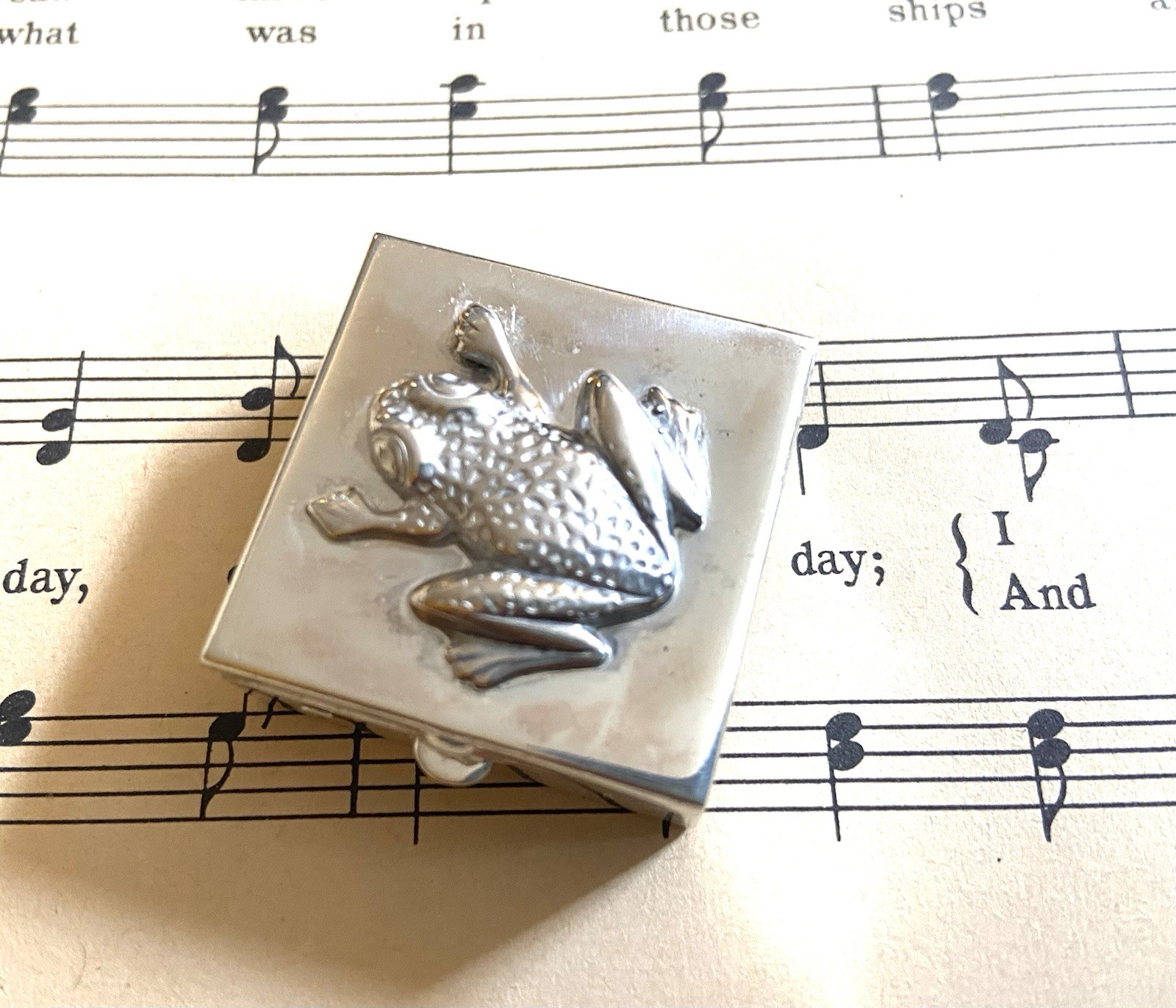 Vintage Tiffany&co Sterling Silver Pillbox