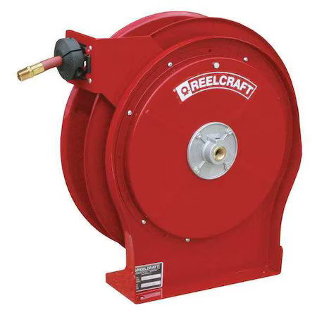 Reelcraft 5650 Olp1 Spring Return Hose Reel, 3/8 In In Hose Dia., 50 Ft Length,