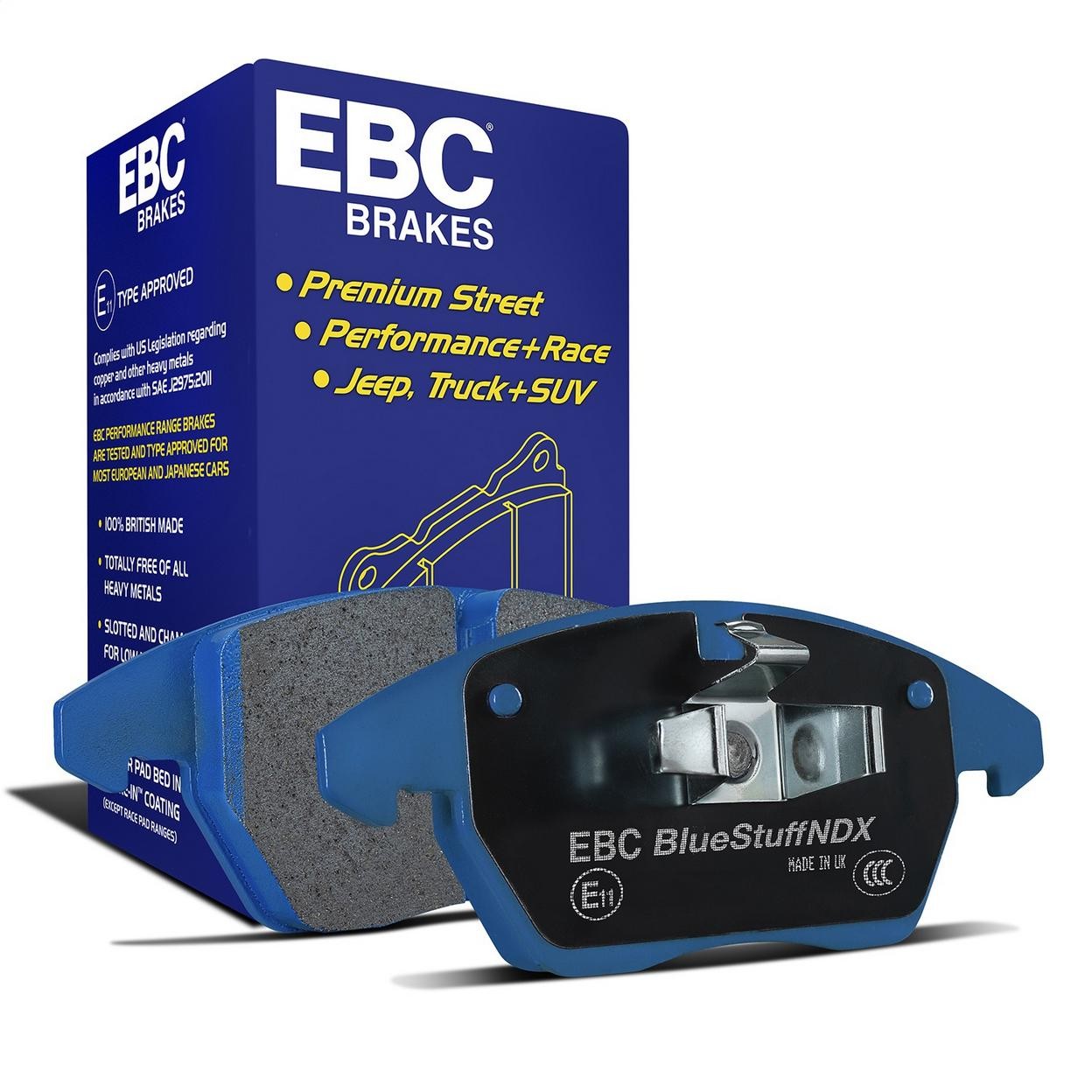 EBC Brakes DP51788NDX Disc Brake Pad Set Rear Bluestuff NDX Fastest Street and R