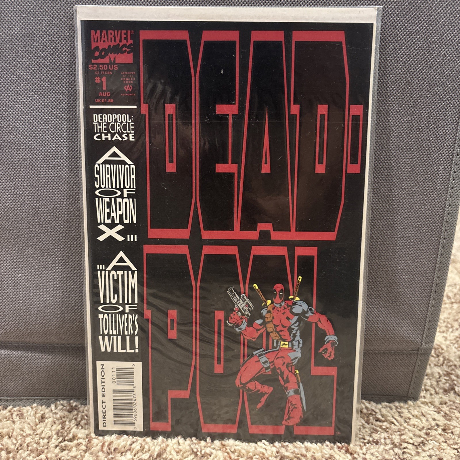 Deadpool the Circle Chase #1 1993 Marvel Comics Direct Edition Deadpool the Circle Chase #1 1993 Marvel Comics Direct Edition