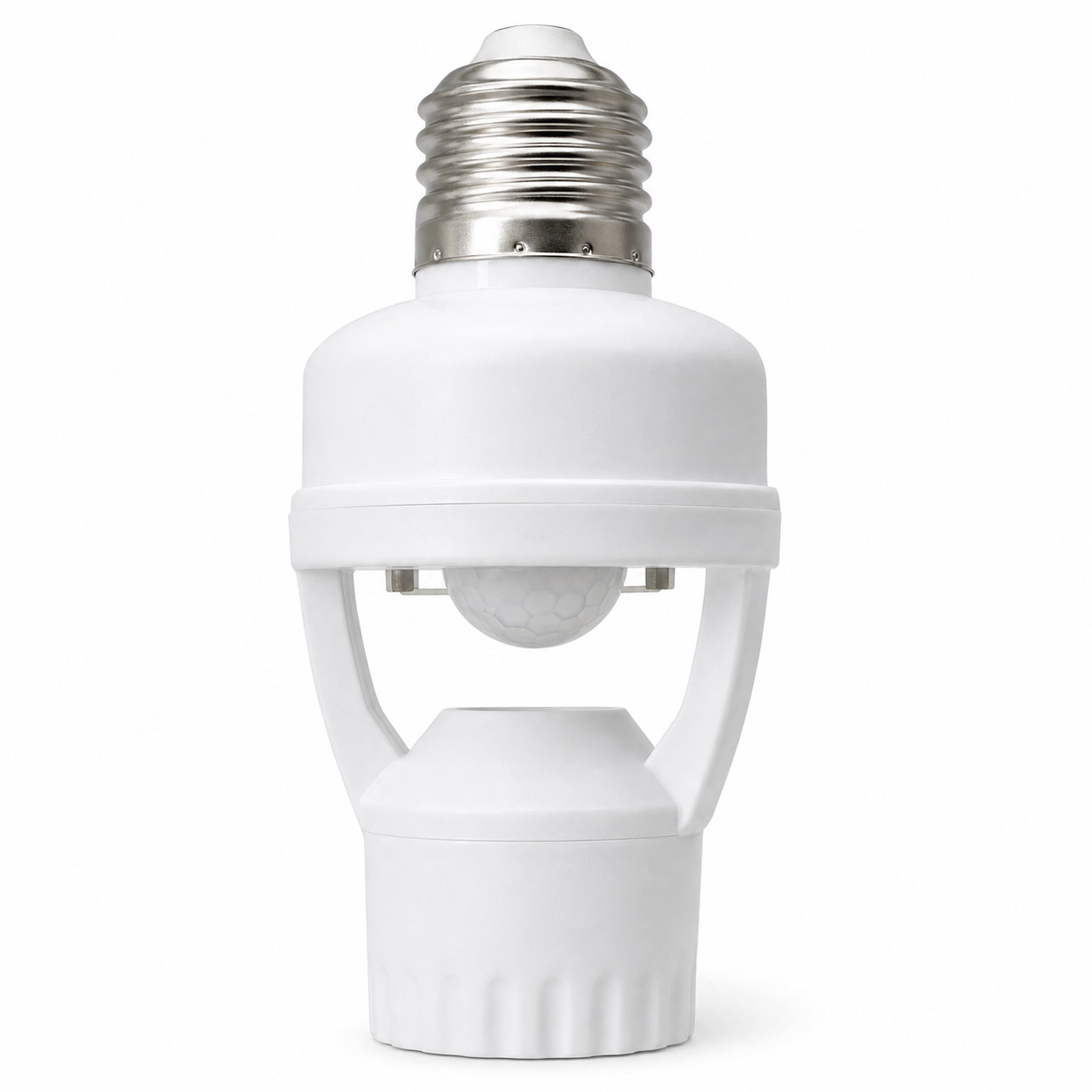 E26/E27 PIR Motion Sensor Lamp Holder 360 Degree Bulb Socket Adapter Auto On Off